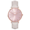 Vegan leather watch rose gold and grey- hurtig lane- vegane uhren