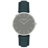 Hymnal Vegan Watch Tweed Silver, Grey & Camel Brown - Hurtig Lane - sustainable- vegan-ethical- cruelty free