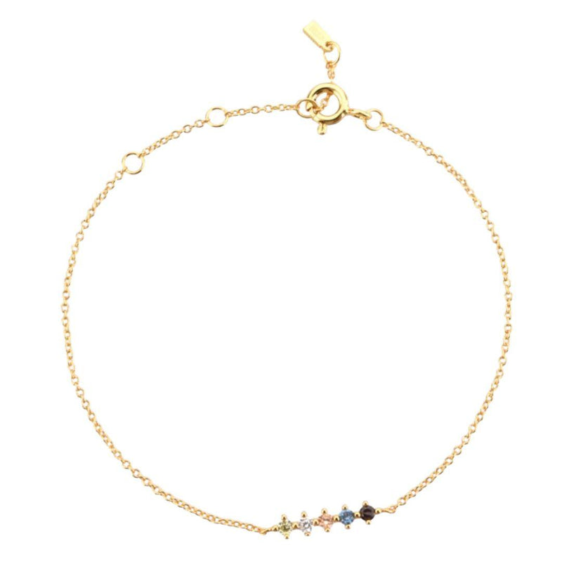 Rainbow Gold Bracelet Vitality Jewellery Hurtig Lane Vegan Watches