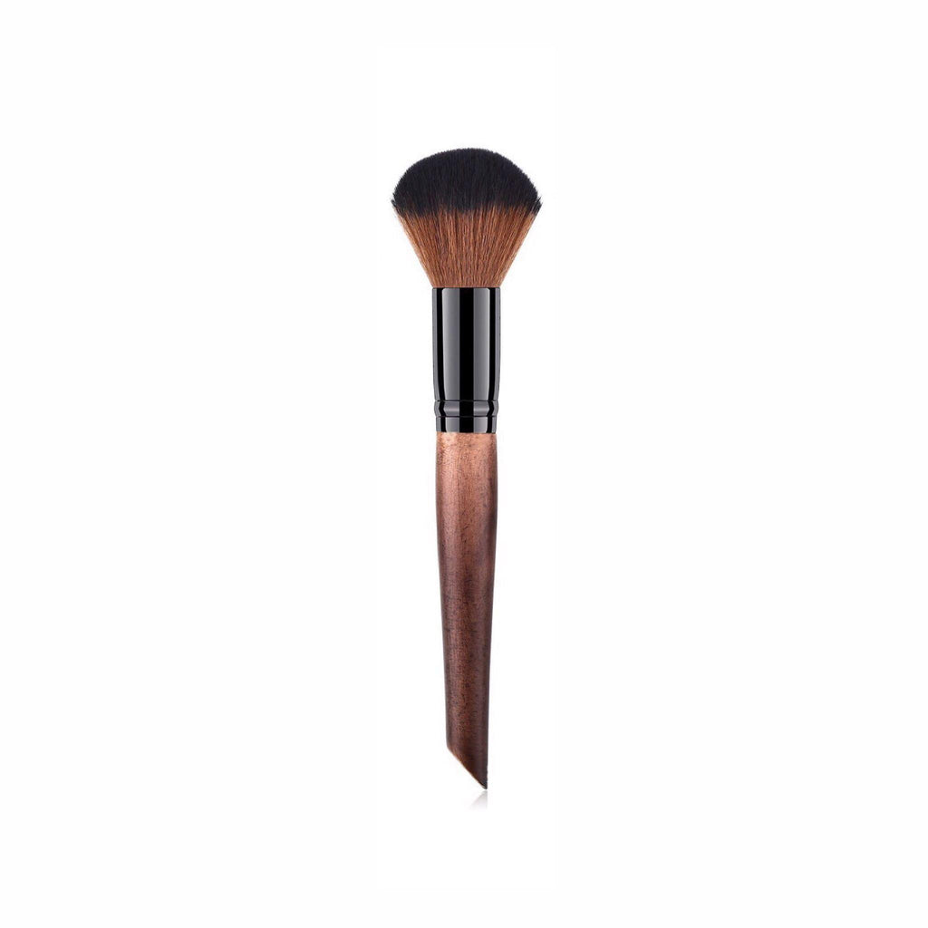 Vegan Makeup Powder/Liquid Brush- Sustainable Wood and Black Makeup Brushes Hurtig Lane