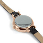 Amalfi Petite Vegan Leather Rose Gold/White/Black Watch Hurtig Lane Vegan Watches