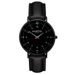 Moderna Vegan Leather Watch All Black & Cloud Watch Hurtig Lane Vegan Watches