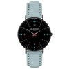 Moderno Vegan Suede Watch All Black & Berry Watch Hurtig Lane Vegan Watches