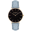 Hymnal Vegan Watch Tweed Gold, Black & Grey - Hurtig Lane - sustainable- vegan-ethical- cruelty free