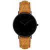 Hymnal Vegan Watch Tweed All Black & Grey - Hurtig Lane - sustainable- vegan-ethical- cruelty free